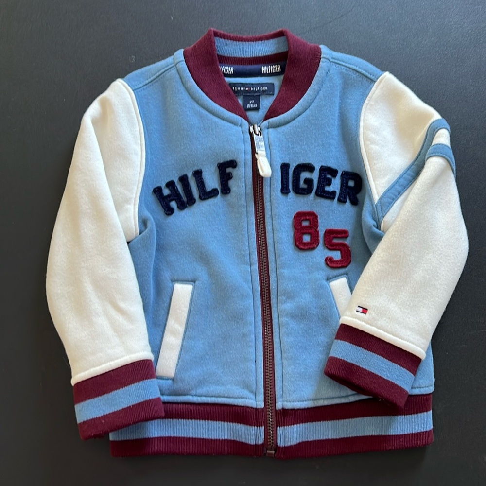 Tommy Hilfiger Zip Up Sweatshirt Toddler Boys NWOT